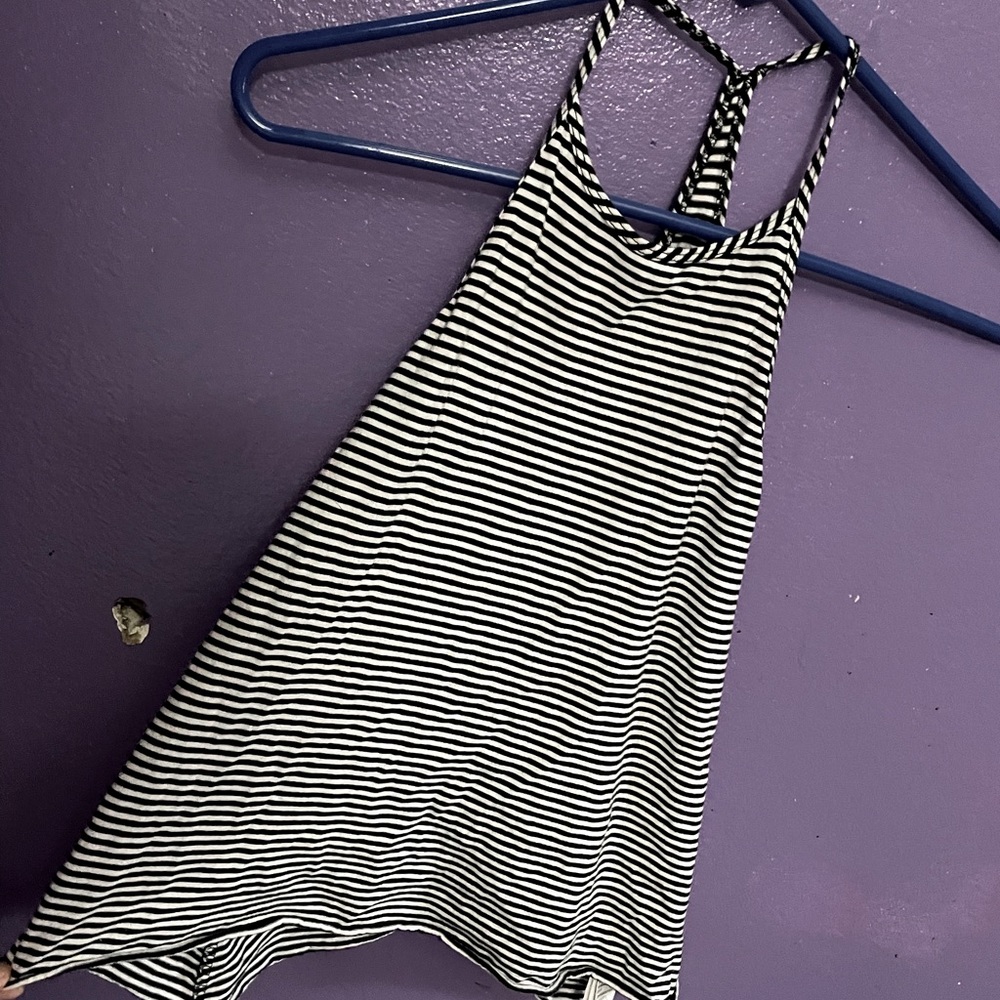 Hollister Xs womens jrs flowy striped halter top